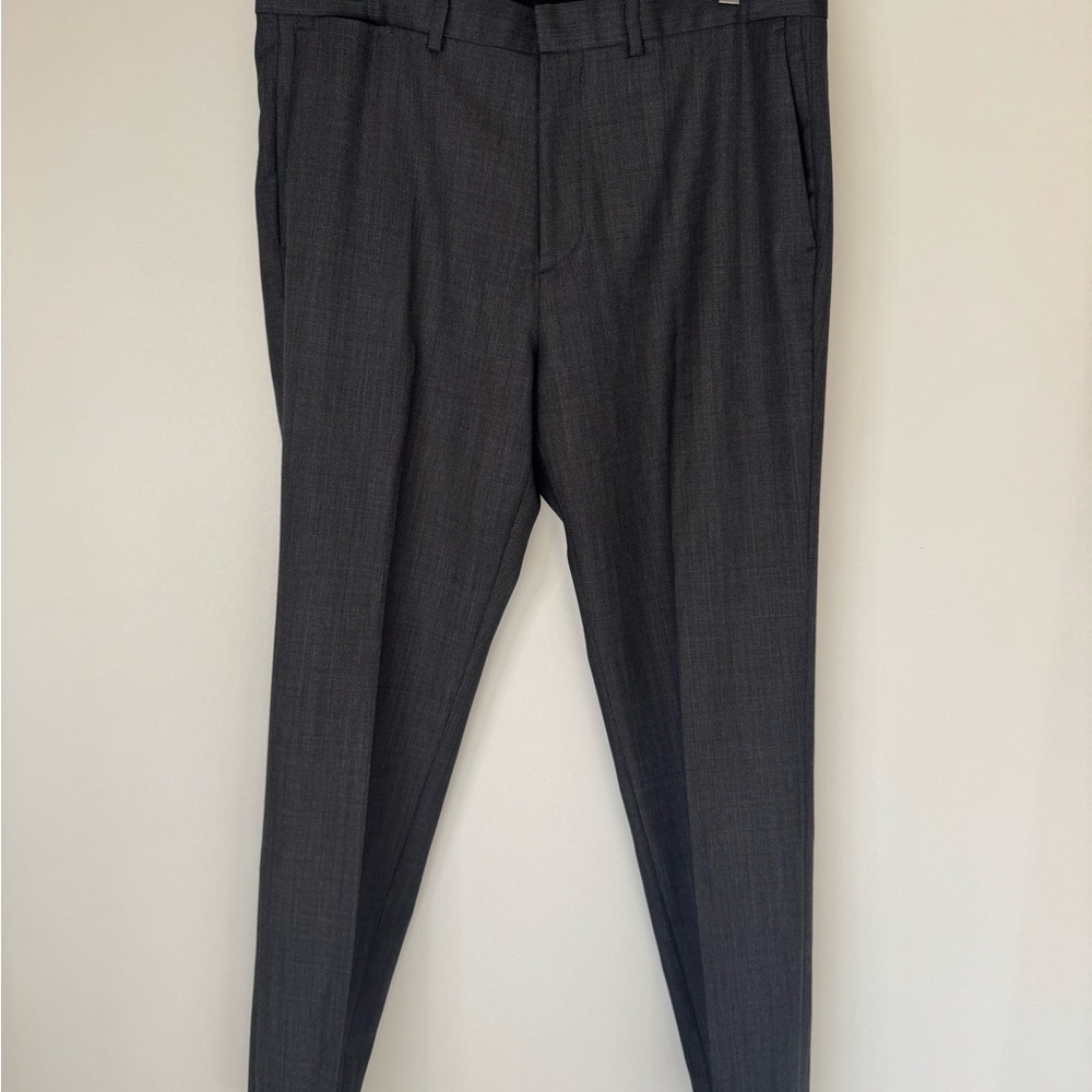 Men’s Theory Charcoal Gray Dress Pants Tapered 34 waist